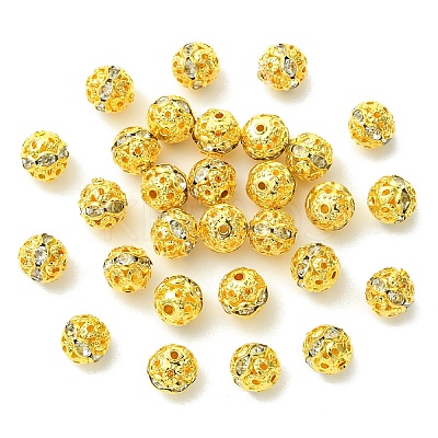 30Pcs Alloy Rhinestone Beads FIND-YW0009-05-1