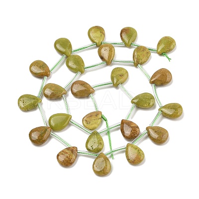 Natural Green Opal Beads Strands G-Q183-B04-01-1