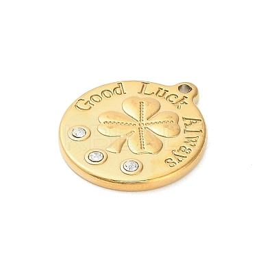 304 Stainless Steel Pendants STAS-C147-09G-1