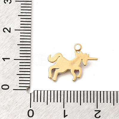 304 Stainless Steel Enamel Pendants STAS-P431-20G-1