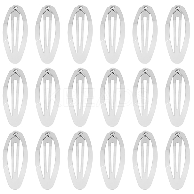 100Pcs Iron Hair Clip Findings PHAR-SC0001-002B-1