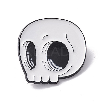 Skull Enamel Pin FIND-K005-25EB-1