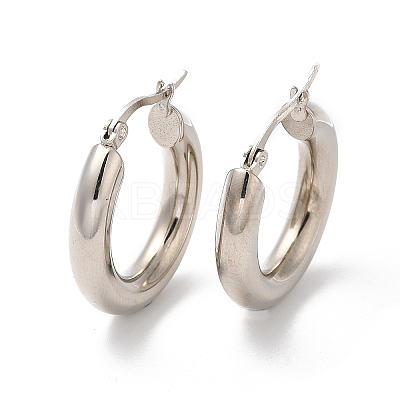 Non-Tarnish 304 Stainless Steel Huggie Hoop Earrings for Women EJEW-Q767-01A-P-1