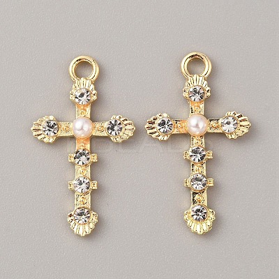 Alloy Rhinestone Pendants FIND-WH0110-437-1
