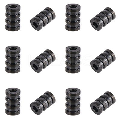 12Pcs 304 Stainless Steel Tube Beads STAS-UN0062-80-1