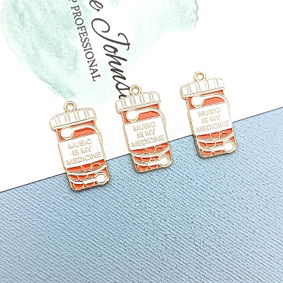 Music Jar Alloy Enamel Pendants PW-WG78364-02-1