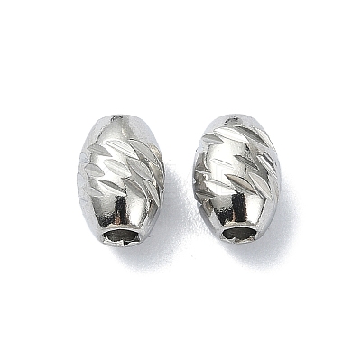 Non-Tarnish 316 Surgical Stainless Steel Bead STAS-H191-06A-P-1
