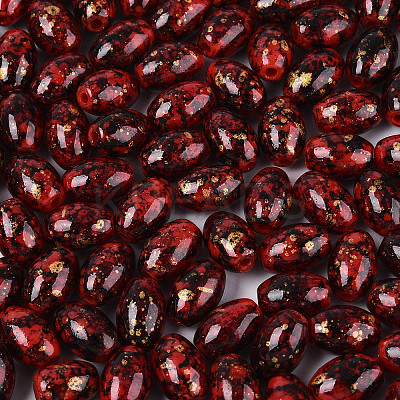 Oval Glass Seed Beads SEED-T009-02H-1
