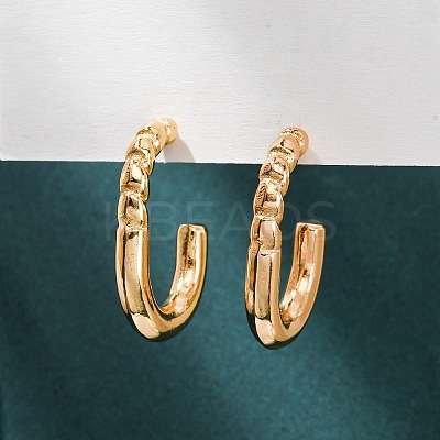 304 Stainless Steel Stud Earrings for Women EJEW-L296-023G-1