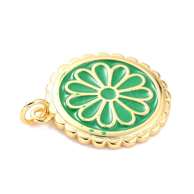 Real 18K Gold Plated Brass Pendants KK-L206-013G-06-1