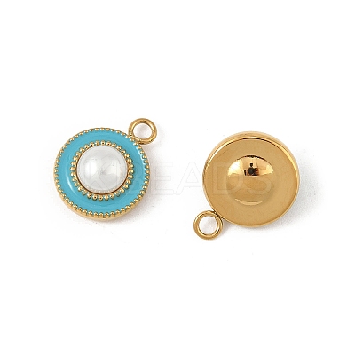 ABS Plastic Imitation Pearl Pendants STAS-P396-12G-M-1