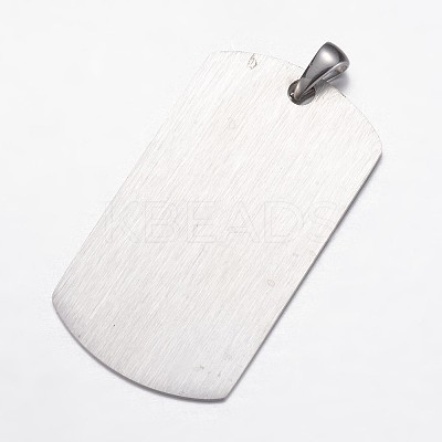 Tarnish Resistant 304 Stainless Steel Pendants STAS-G077-01P-1