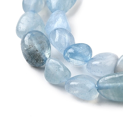 Natural Aquamarine Beads Strands LS-G-D0004-A02-04A-1