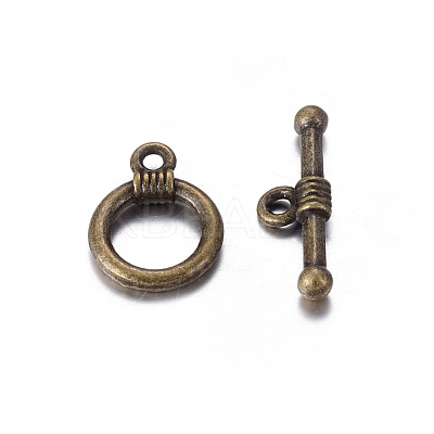 Tibetan Style Alloy Toggle Clasps LS-X-MLF0034Y-NF-1
