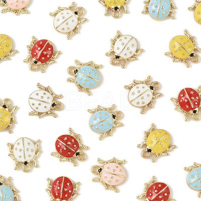 24Pcs Alloy Enamel Charms ENAM-FS0003-75-1