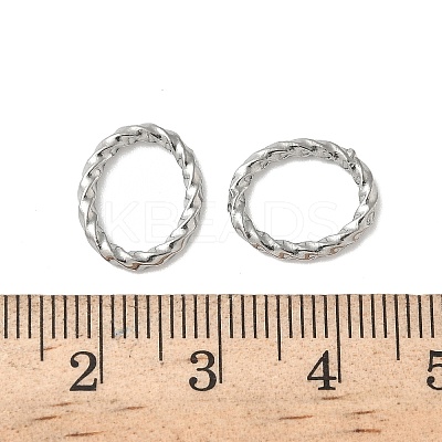 304 Stainless Steel Twisted Linking Rings STAS-L300-006C-P-1