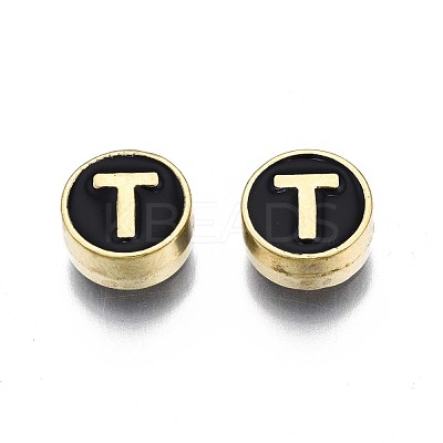 Alloy Enamel Beads ENAM-N052-006-02T-RS-1