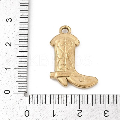 304 Stainless Steel Pendants STAS-D366-04B-G-1
