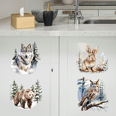 3 Sheets 3 Styles PVC Waterproof Decorative Stickers DIY-WH0404-335-1