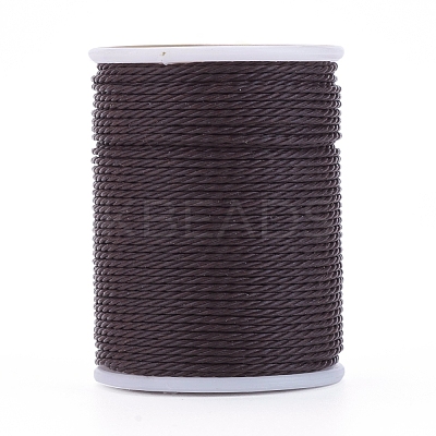 Round Waxed Polyester Cord YC-G006-01-1.0mm-22-1