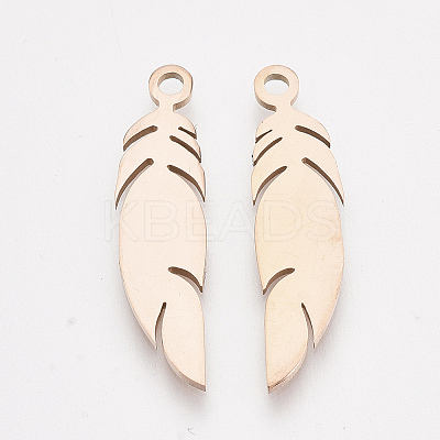 201 Stainless Steel Pendants LS-X-STAS-T045-45RG-1