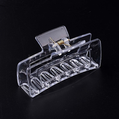 Transparent Plastic Large Claw Hair Clips PHAR-F016-11-1