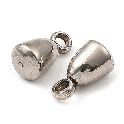 Non-Tarnish 201 Stainless Steel Tail Chain Drop Charms STAS-D061-04C-P-1