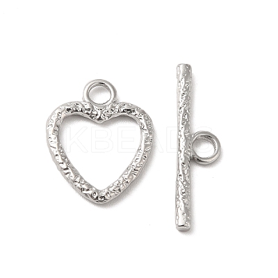 Non-Tarnish 304 Stainless Steel Toggle Clasps STAS-H212-11P-1