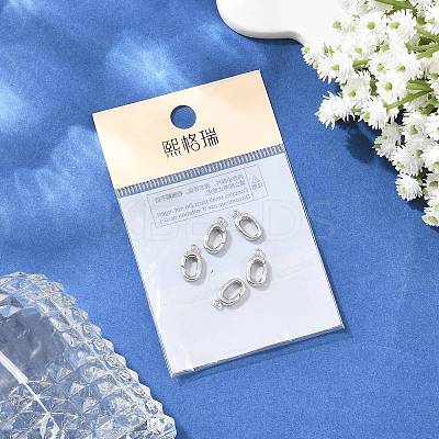 SHEGRACE Brass Spring Gate Rings XGR0096P-129P-1