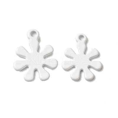 Spray Painted 201 Stainless Steel Charms LS-STAS-I672-10B-1