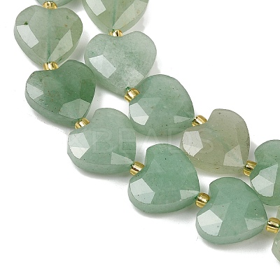 Natural Green Aventurine Beads Strands G-P592-B01-01-1