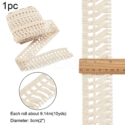 Cotton Lace Fringes Tassel Trimmings OCOR-AR0001-25-1