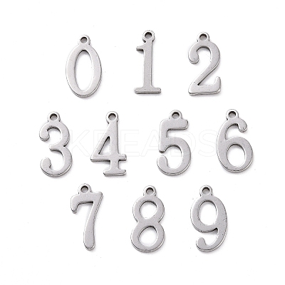 Tarnish Resistant 304 Stainless Steel Charms STAS-R108-1