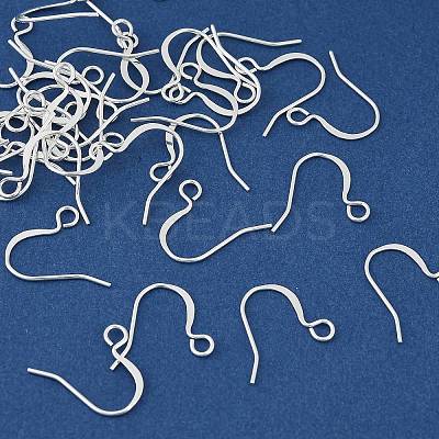 Brass Earring Hooks KK-H258-06G-S-1