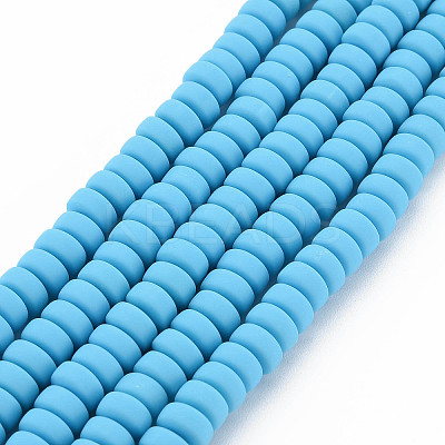 Handmade Polymer Clay Beads Strands LS-CLAY-N008-95-1