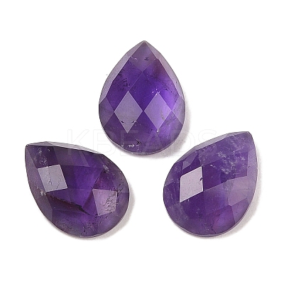 Natural Amethyst Cabochons G-C146-04U-1