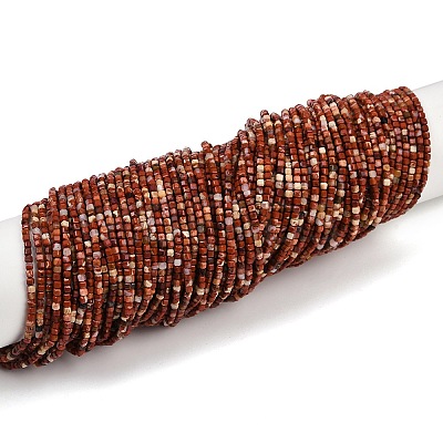 Natural Red Jasper Beads Strands G-RM2025-C27-A-1