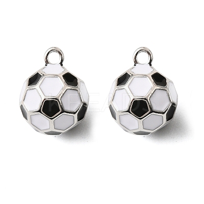 Brass Enamel Charms KK-K351-59P-1