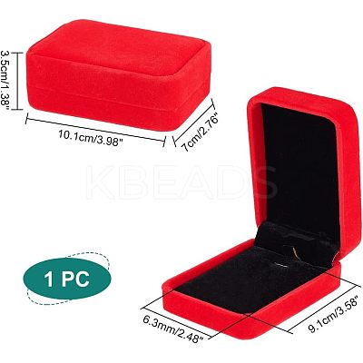 Velvet Pendant Box CON-WH0088-35A-1