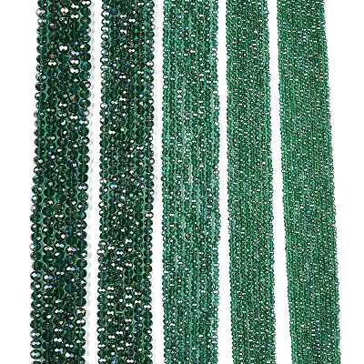 Electroplate Glass Beads Strands LS-EGLA-A044-T4mm-B18-1