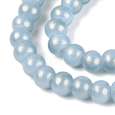 Baking Paint Glass Pearl Beads Strands DGLA-ZX001-05A-16-1