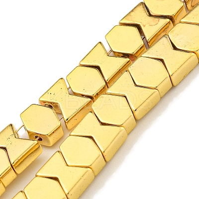Electroplated Synthetic Non-magnetic Hematite Beads Strands G-C136-A01-03-1