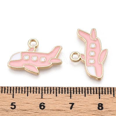 Alloy Enamel Pendants PALLOY-S133-010B-1