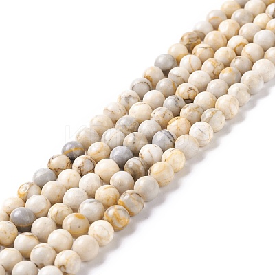 Natural HuBei Turquoise Beads Strands G-K317-A08-03-1