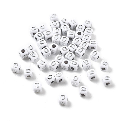 Opaque Acrylic Beads OACR-D282-06Q-1