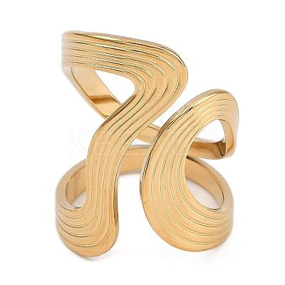 304 Stainless Steel Rings for Women RJEW-A049-02B-G-1
