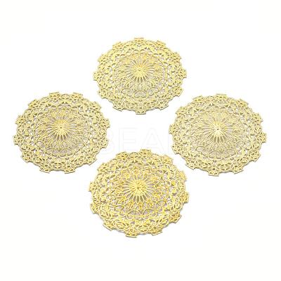 Brass Filigree Joiners KK-K184-14C-RS-1