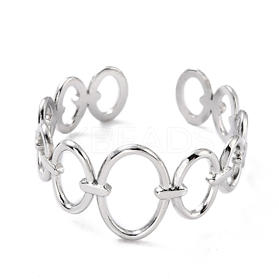 Tarnish Resistant 304 Stainless Steel Finger Rings RJEW-L102-05P-1