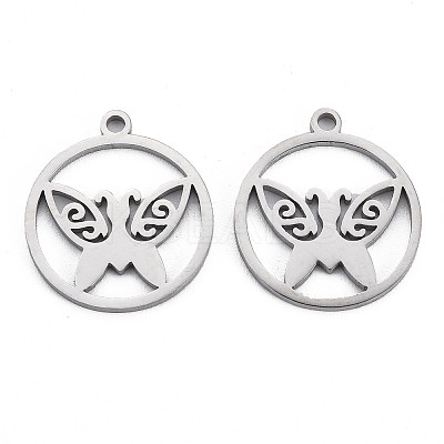 Non-Tarnish 304 Stainless Steel Pendants LS-STAS-N095-061-1