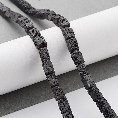 Natural Lava Rock Beads Strands G-H303-C06-1
